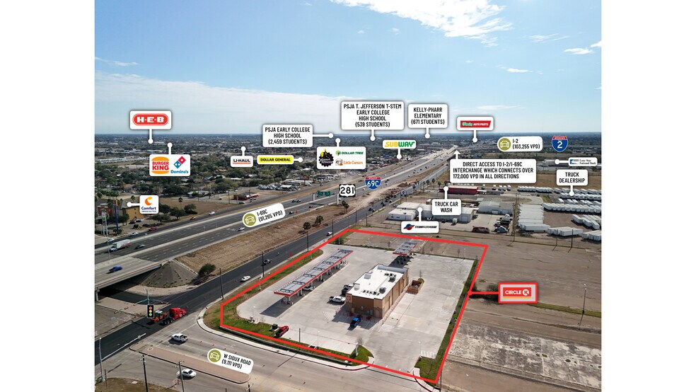 More Photos Of 2705 Cage blvd, Pharr Convenience Store For Sale