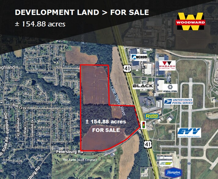 Primary Photo Of 6700 Petersburg Rd, Evansville Land For Sale