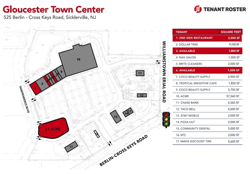 More Photos Of 505-545 Berlin Cross Keys Rd, Sicklerville Unknown For Lease