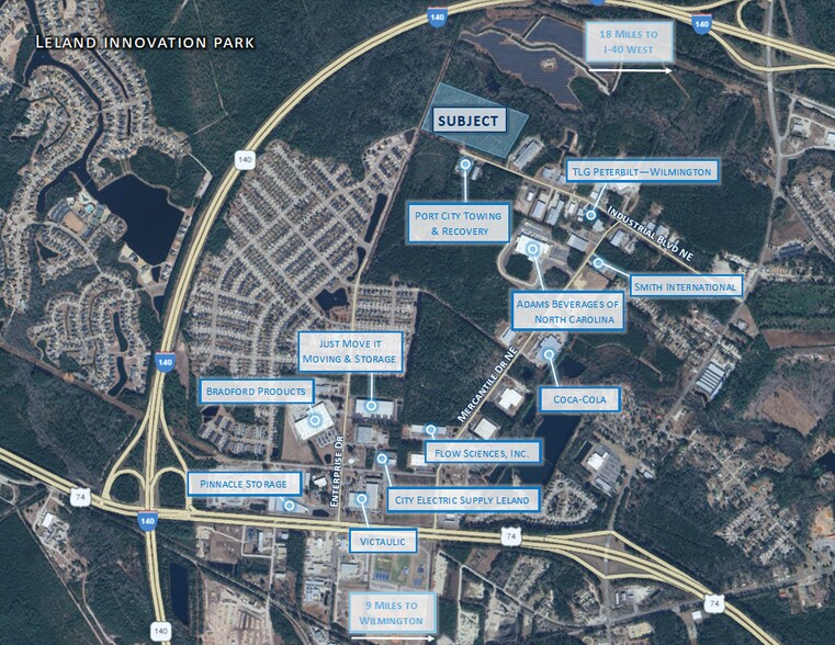 More Photos Of 9020 Industrial Blvd NE, Leland Distribution For Lease