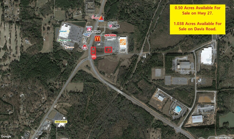 More Photos Of Highway 27 & Davis Rd, Cedartown Land For Lease