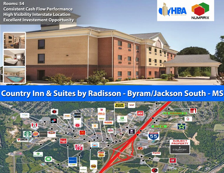 Primary Photo Of 5760 I 55 S, Byram Hotel For Sale