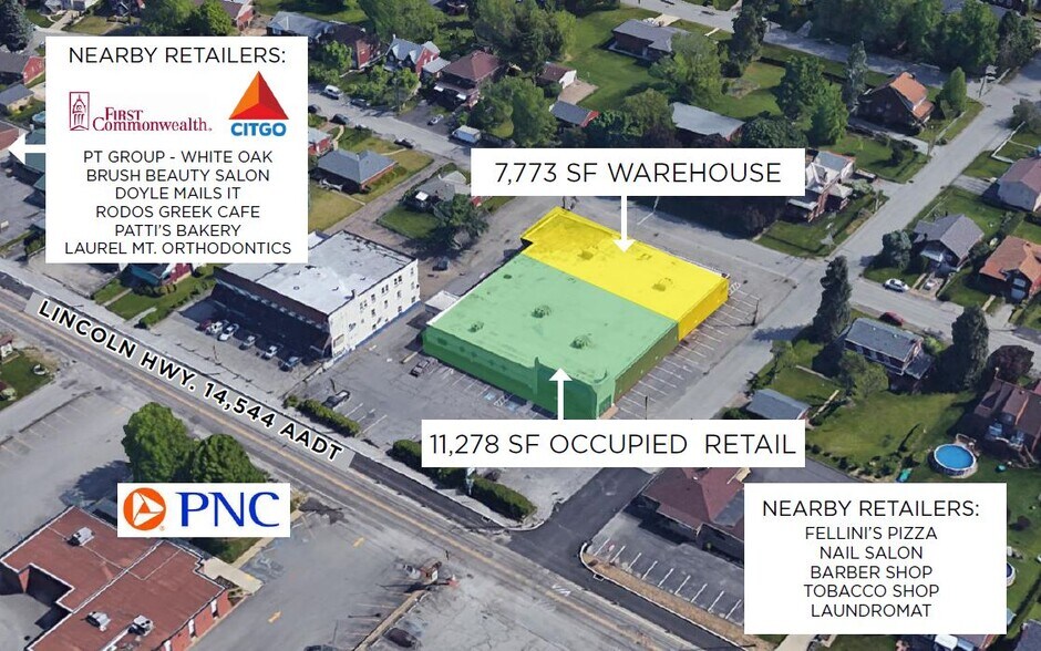 More Photos Of 1615 Lincoln Way, White Oak Storefront For Lease