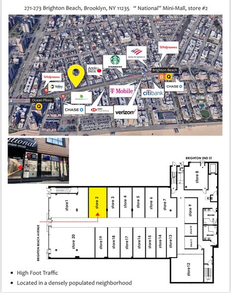 More Photos Of 271-273 Brighton Beach Ave, Brooklyn Storefront Retail Office For Sale