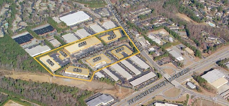 More Photos Of 3230 Peachtree Corners Cir, Peachtree Corners Light Distribution For Lease
