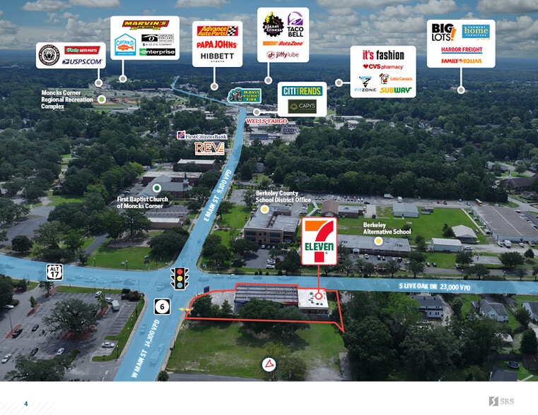 More Photos Of 101 S Live Oak Dr, Moncks Corner Service Station For Sale