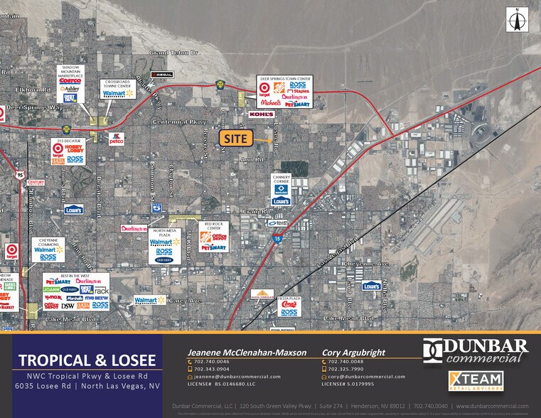 More Photos Of W/NWC Tropical Pky & Losee Rd, North Las Vegas Land For Lease