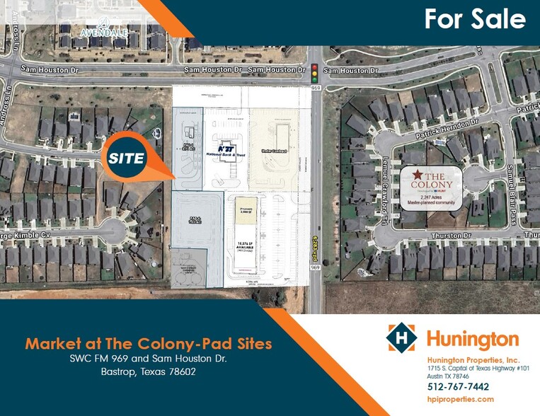 Primary Photo Of SWC FM 969 and Sam Houston Dr, Bastrop Land For Sale