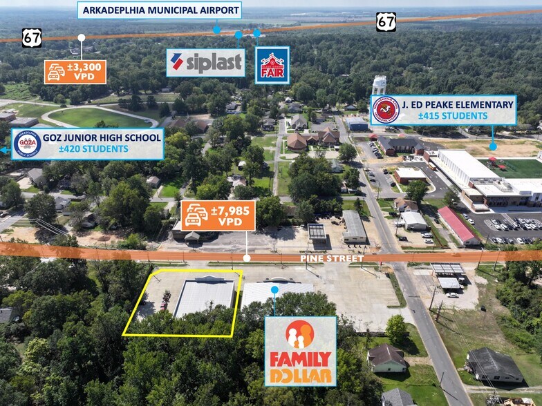 More Photos Of 1520 Pine St, Arkadelphia Freestanding For Sale