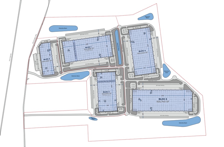 More Photos Of 505 Innovation Way, Richwood Distribution For Lease