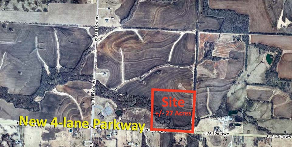 Primary Photo Of E 150 Hwy @ Peterson Rd, Kansas City Land For Sale