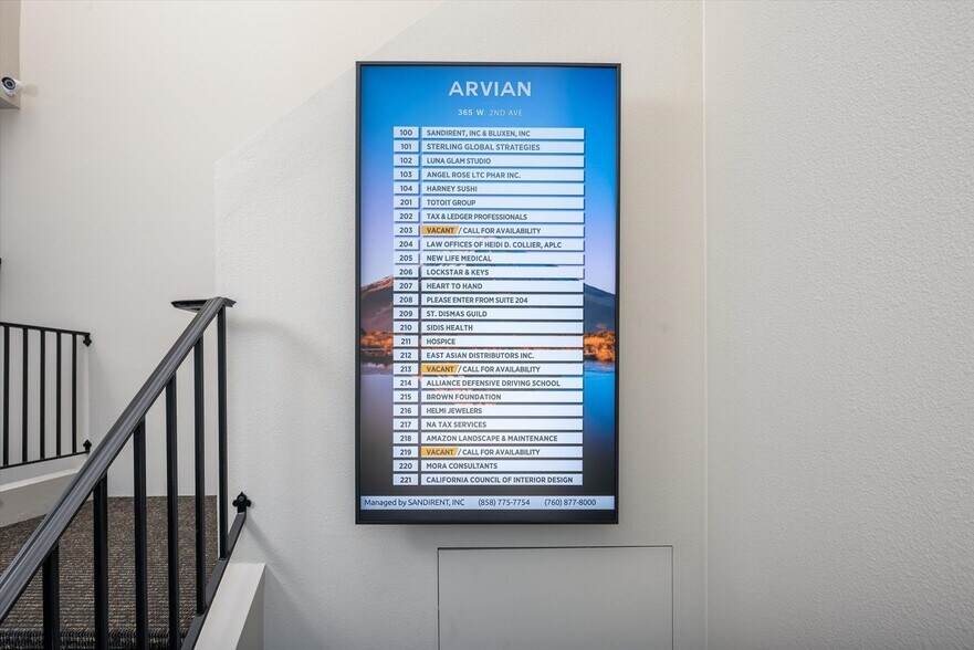 More Photos Of 365 W 2nd Ave, Escondido Loft Creative Space For Lease