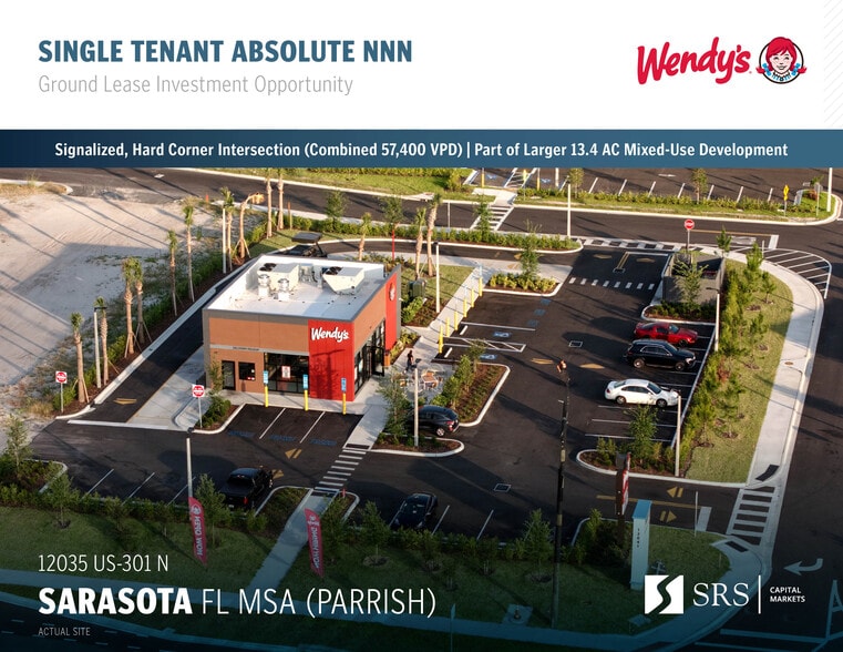 Primary Photo Of 12035 US 301 N, Parrish Fast Food For Sale