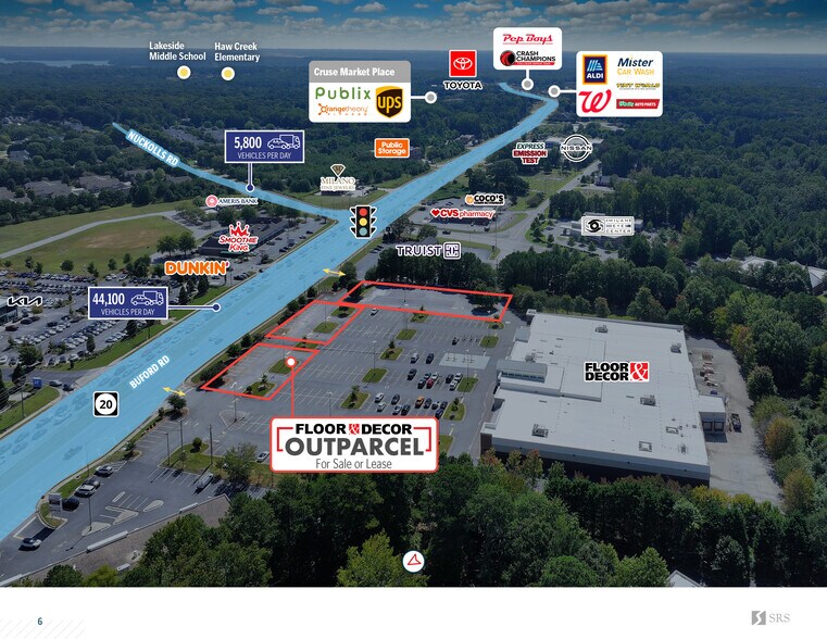 More Photos Of 1090 Buford Hwy, Cumming Land For Lease