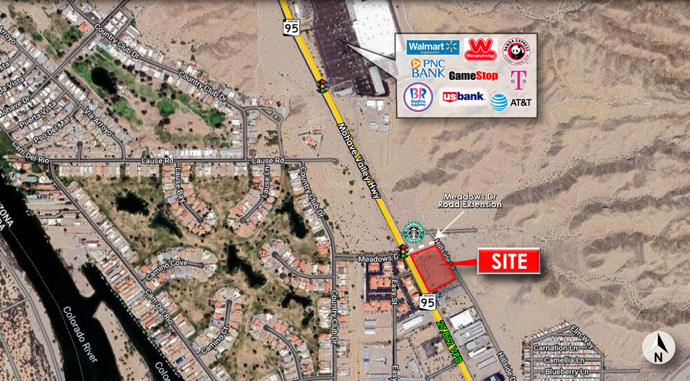 Primary Photo Of SEC Meadows Drive & Highway 95, Bullhead City Land For Sale