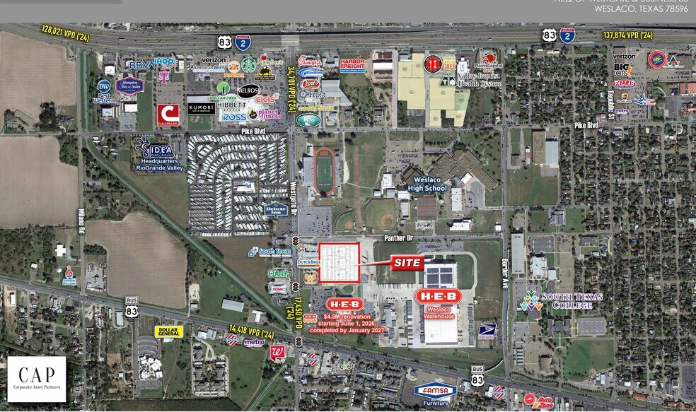 More Photos Of NEQ of Westgate & Business 83, Weslaco Unknown For Lease