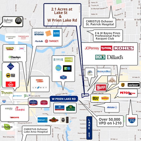More Photos Of TBD Lake -1, Lake Charles Land For Sale