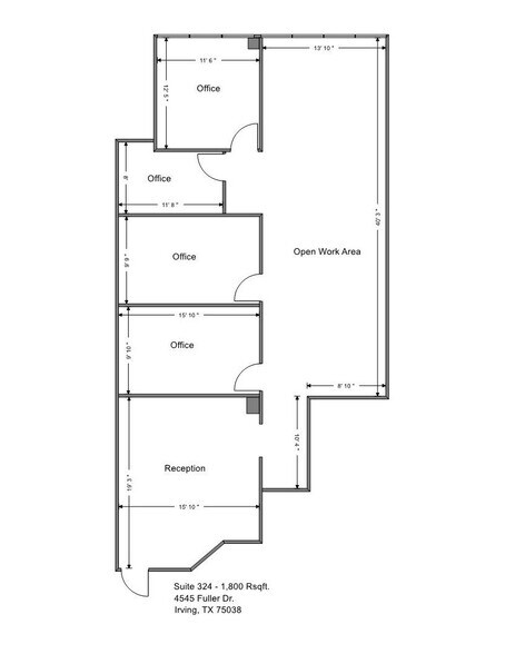 More Photos Of 4545 Fuller Dr, Irving Office Residential For Lease