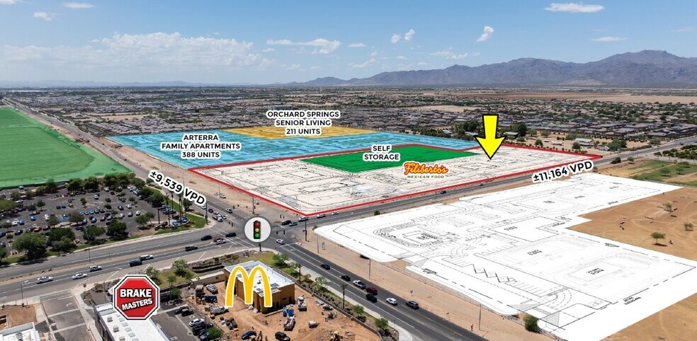More Photos Of SWC W Cotton Ln & Waddell Rd, Surprise Land For Lease