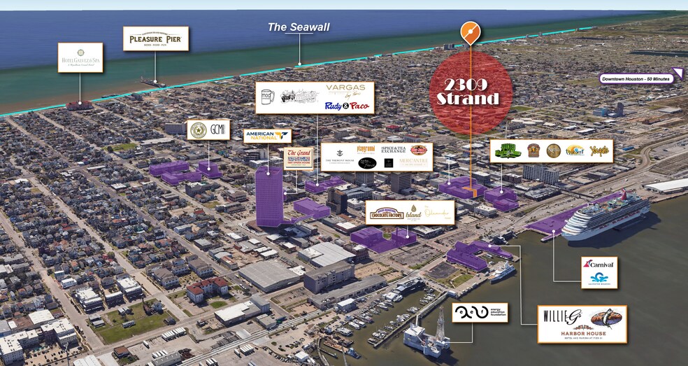 More Photos Of 2309 Strand St, Galveston Storefront Retail Residential For Lease