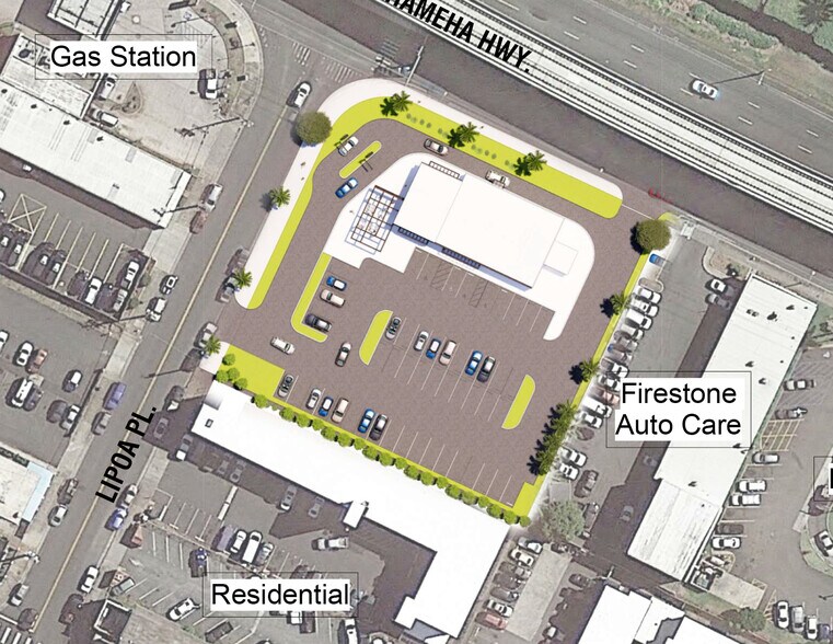 More Photos Of 98-135 Kamehameha Hwy & 98-108 Lipoa Pl, Aiea Land For Lease