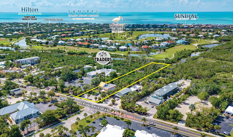Primary Photo Of 1571 Periwinkle Way, Sanibel Freestanding For Sale