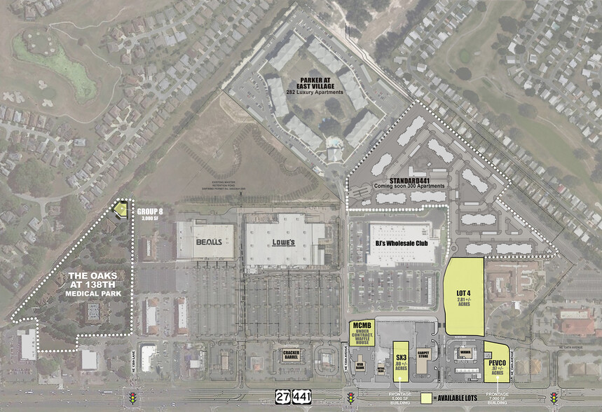 Primary Photo Of Adjacent to Lowe's off 27/441, Lady Lake Land For Sale