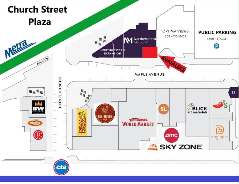 More Photos Of 1700 Maple Ave, Evanston Freestanding For Lease