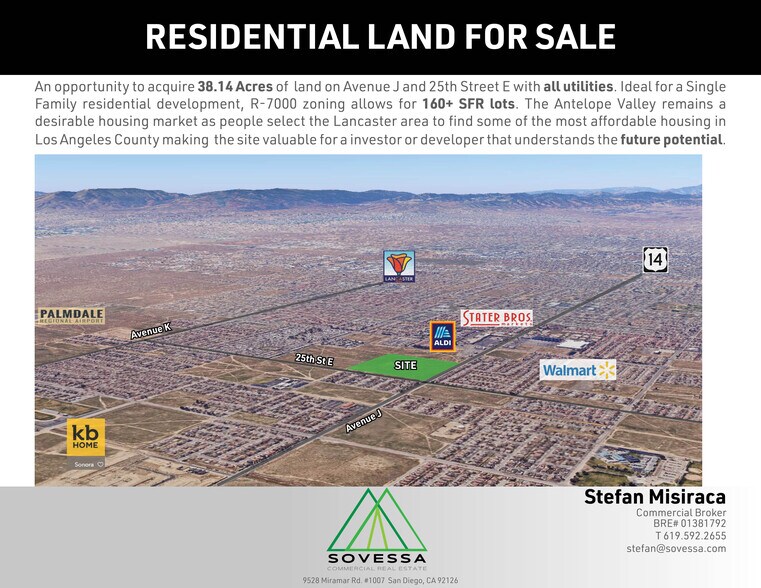 Primary Photo Of J Ave, Lancaster Land For Sale