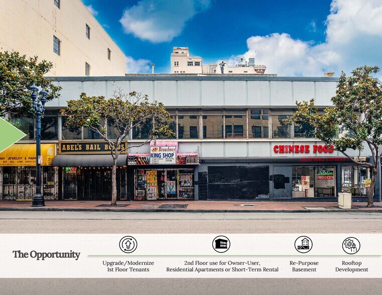 More Photos Of 505-523 Broadway, San Diego Storefront For Lease