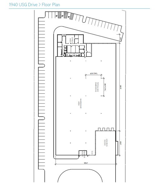 More Photos Of 1940 USG Dr, Libertyville Manufacturing For Lease