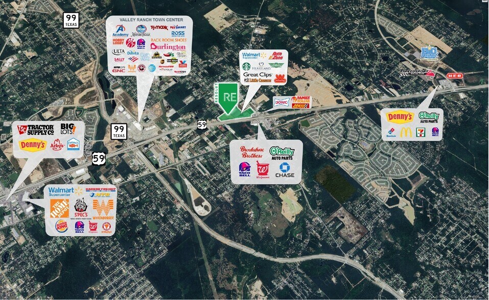 More Photos Of SWC Hwy 59 At FM 1485, New Caney Unknown For Lease