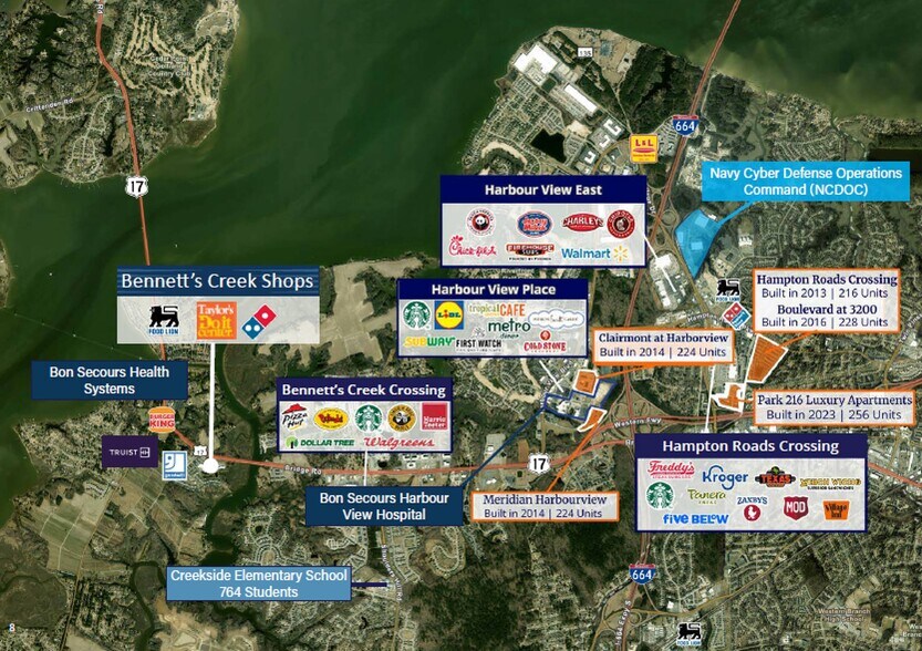 More Photos Of 3217-3219 Bridge Rd, Suffolk Storefront For Sale