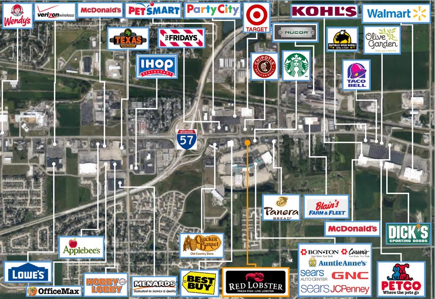 More Photos Of 1604 N State Route 50, Bourbonnais Restaurant For Sale