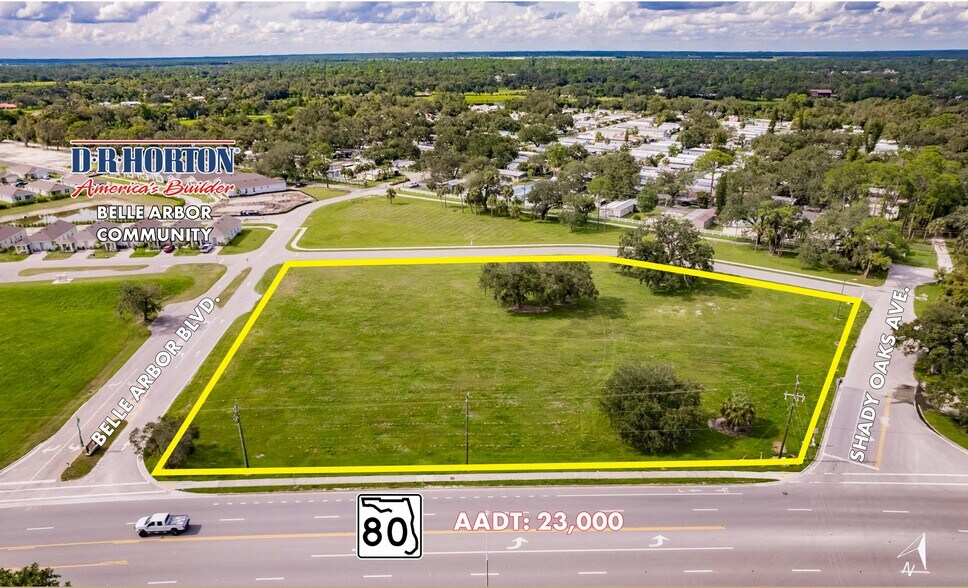 More Photos Of W. Hickpochee Ave. and Shady Oaks Ave.,, LaBelle Land For Lease