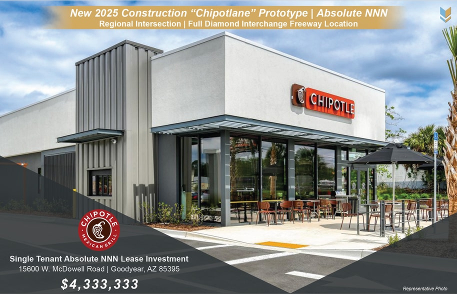 Primary Photo Of 15600 McDowell rd, Goodyear Fast Food For Sale