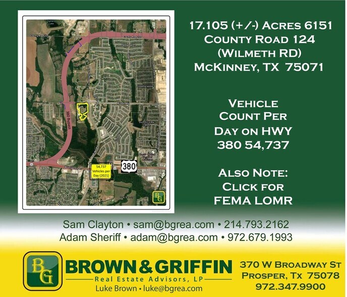 More Photos Of 6151 County Road 124, McKinney Land For Sale