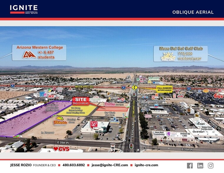 More Photos Of 00 Fortuna Rd, Yuma Land For Lease
