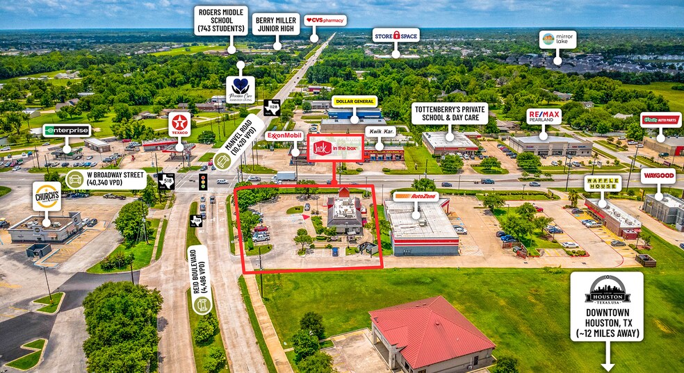 More Photos Of 2702 Reid Blvd, Pearland Fast Food For Sale