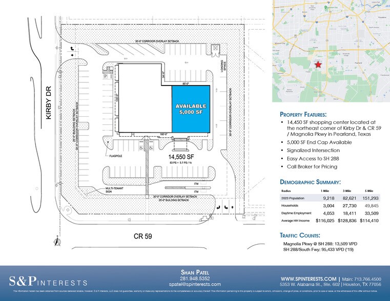 More Photos Of 11555 Magnolia Pky, Pearland Storefront For Lease