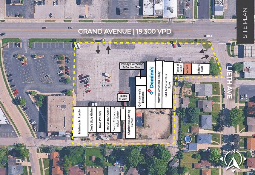 More Photos Of 2201-2303 Grand Ave, Waukegan General Retail For Sale