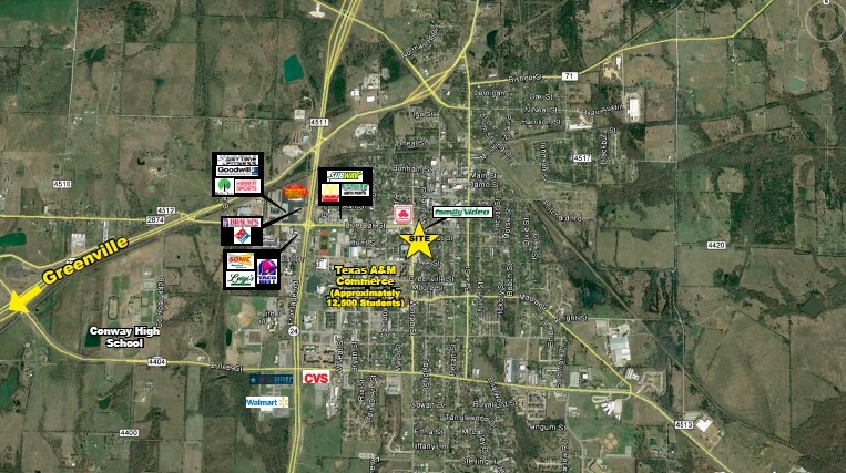 More Photos Of 1407 Live Oak St, Commerce General Retail For Lease