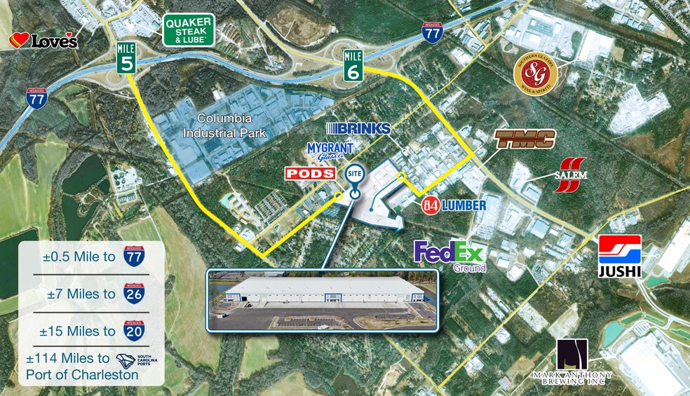 More Photos Of 220 Ranger Point Ct, Columbia Warehouse For Lease