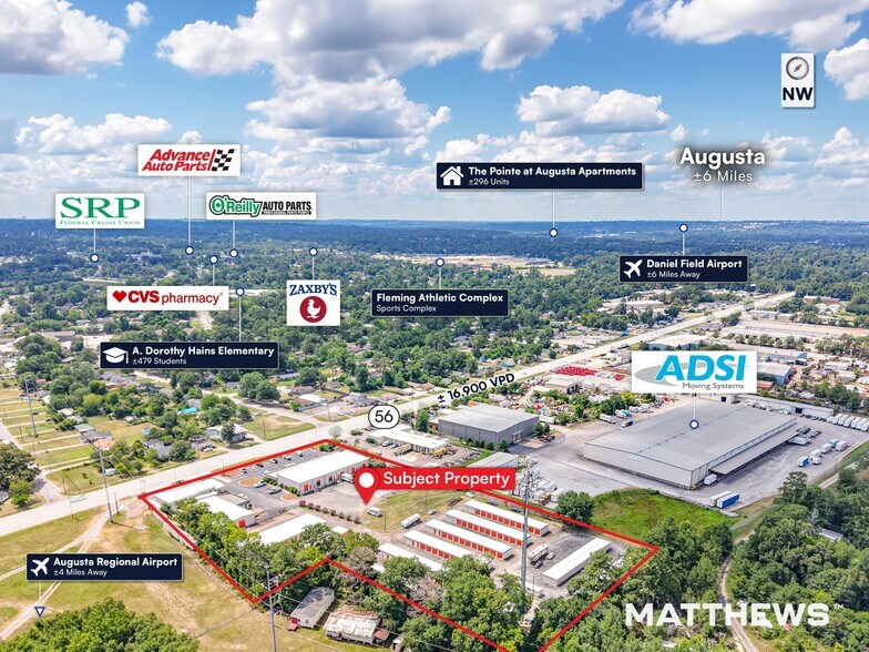 More Photos Of 3208 Mike Padgett Hwy, Augusta Self Storage For Sale