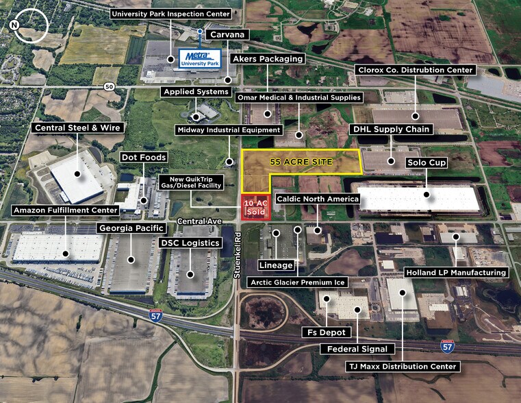 Primary Photo Of SEC of Stunkel Rd. and Central Ave., University Park Land For Sale
