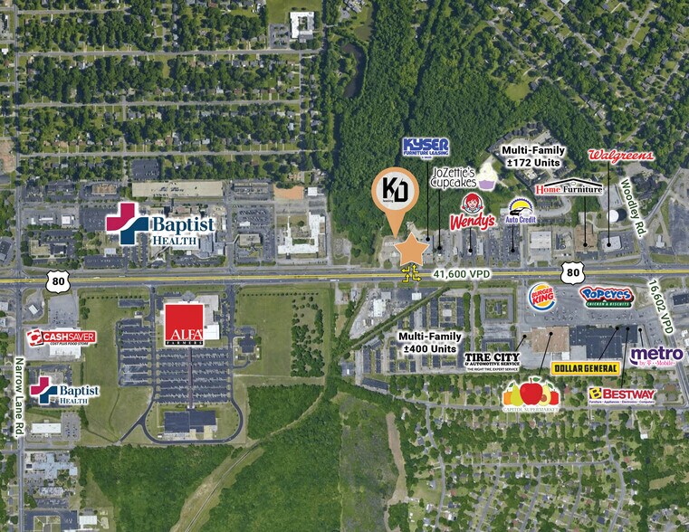 Primary Photo Of 2217 E South Blvd, Montgomery Fast Food For Lease