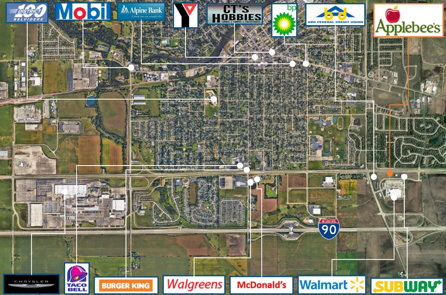 More Photos Of 2126 Gateway Ctr, Belvidere Restaurant For Sale