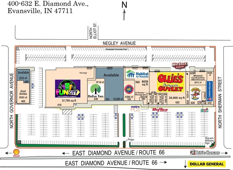 More Photos Of 400 E Diamond Ave, Evansville Unknown For Lease