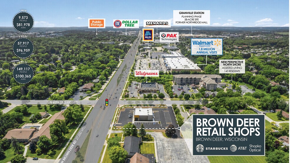 More Photos Of 5960 W Brown Deer Rd, Brown Deer Storefront For Sale