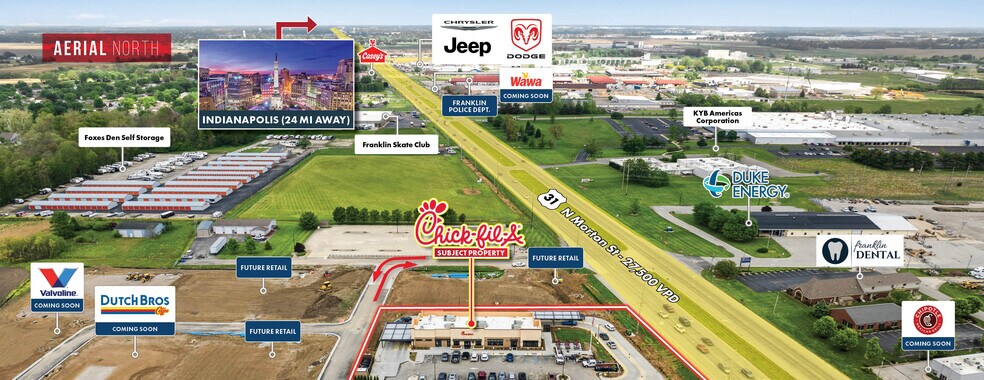 More Photos Of 2490 N Morton St, Franklin Fast Food For Sale